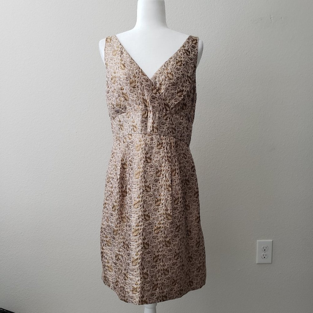 NWT Lauren Ralph Lauren Copper Gold Dress